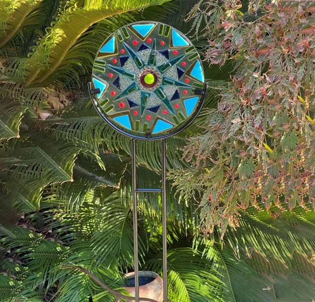 Mandala Garden Stake