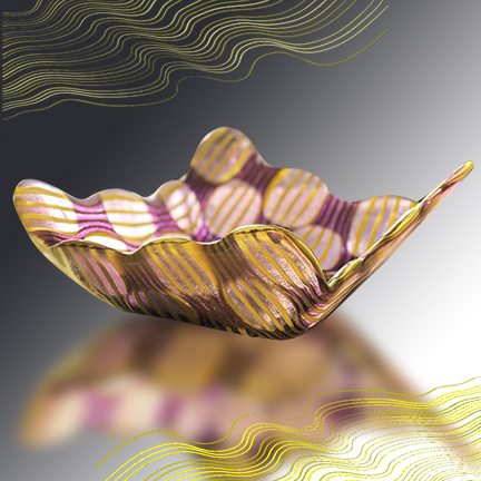 Wavy Lines Bowl - Image 6