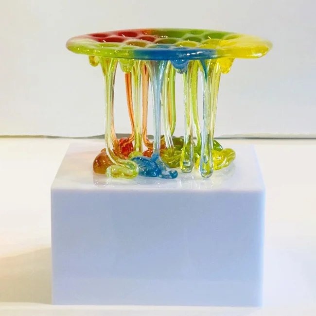 Dripping Glass Sculpture